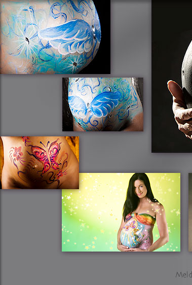 bodypainting babybauch