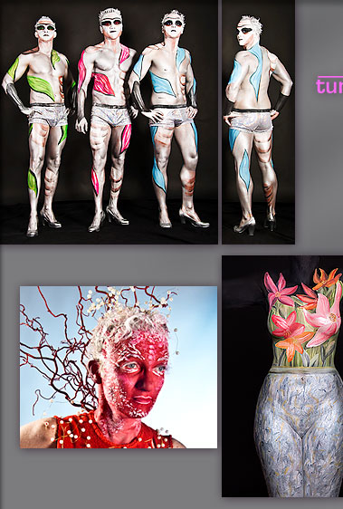 bodypainting blumen