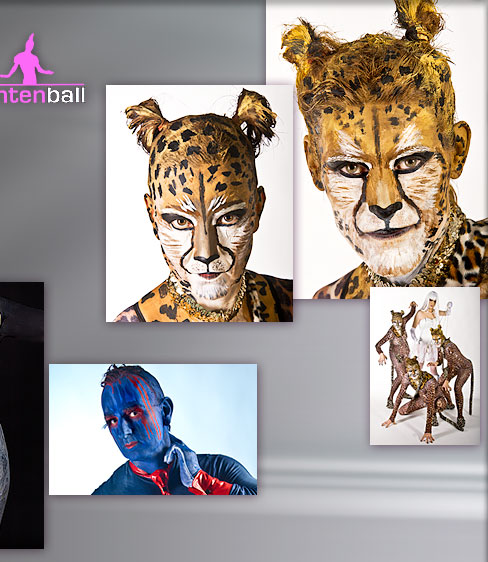 bodypainting gesicht maske